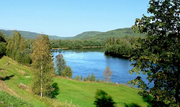 Klarälven 2 Liebliche Landschaften längs des Klarälven. Foto: Olof Senestam