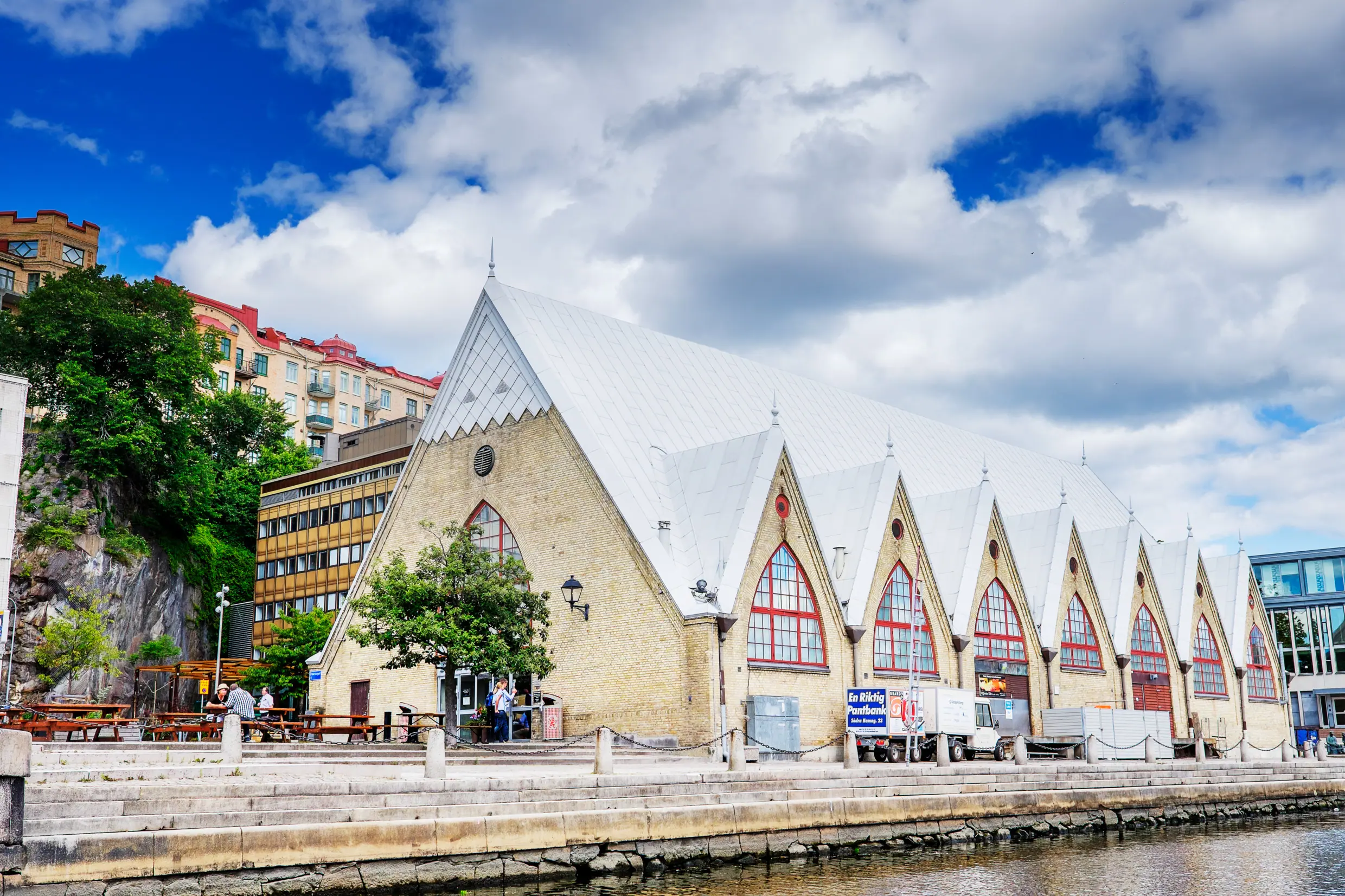 Neueröffnung der Feskekörka, Göteborgs Fischmarkthalle