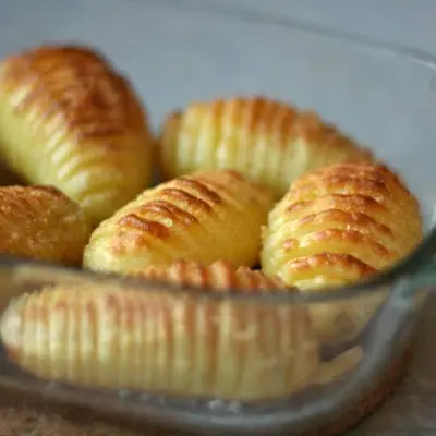 Hasselbackspotatis