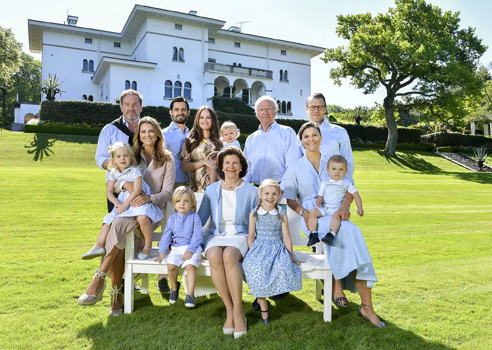 Königsfamilie Schweden Solliden