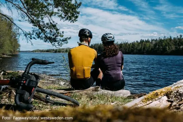 Mit dem Rad um Schwedens größten See
