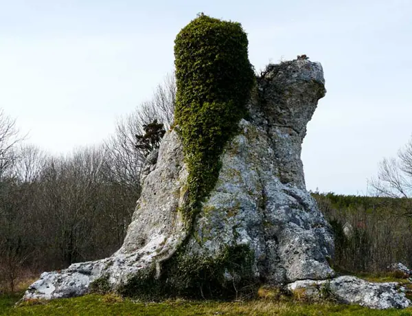 Fels in Raukar Schweden