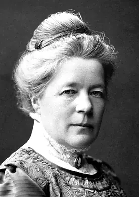 Schwarz-weiss Bild von Selma Lagerlöf