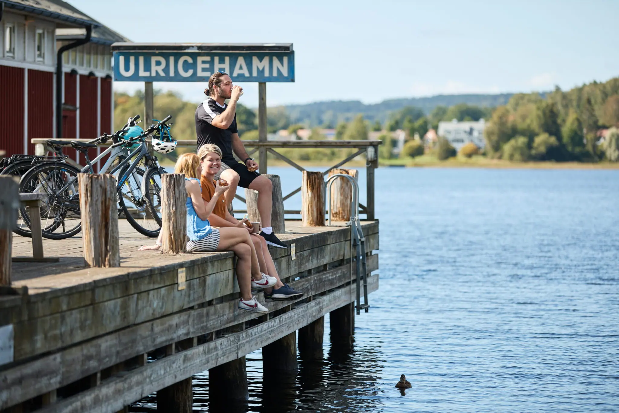 Kaffee, Kuchen und Kurven in Ulricehamn