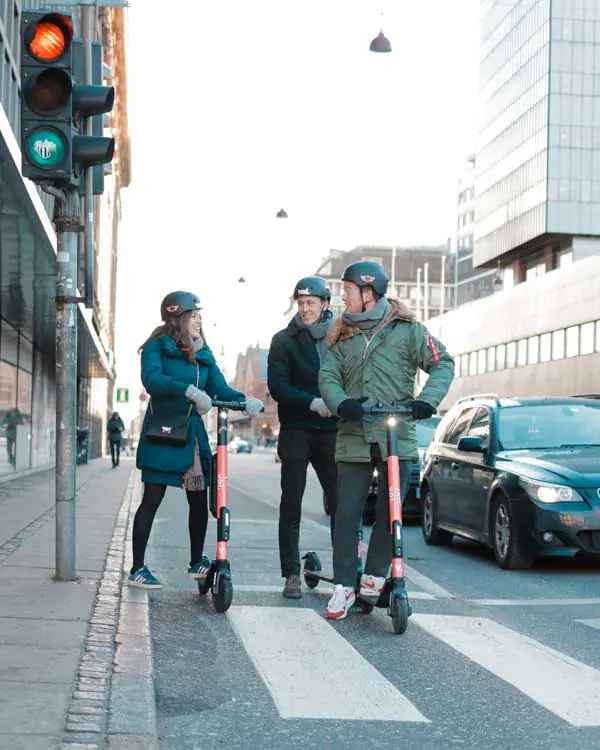 E-Scooter boomen schon in Schweden