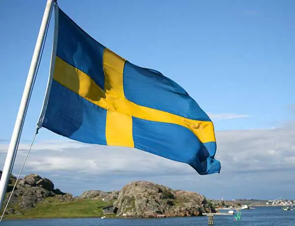 Schweden-Marktplatz 15 Flagge