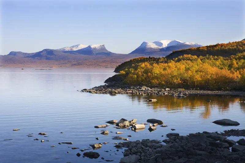 Blick auf Lapplands Pforte im Abisko Nationalpark.