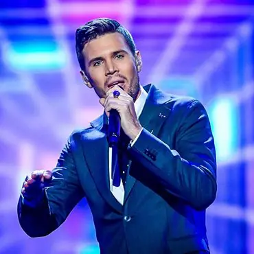 Robin Bengtsson bereit für den Eurovision Song Contest